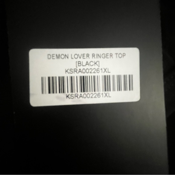 KILLSTAR Demon Lover Ringer Top - Picture 2 of 5